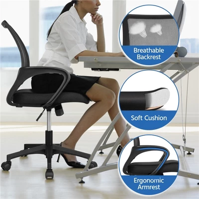 Yaheetech Adjustable Ergonomic Computer Chair Office Chair 3 Yaheetech Adjustable Ergonomic Computer Chair Office Chair - Image 3