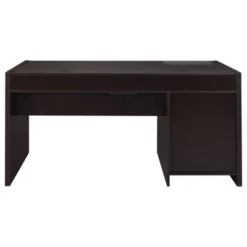 Halston 3 Drawer Office Desk Cappuccino - Coaster -Officezen Shop GUEST d4873149 fa56 47e9 99cc ec33c03f135c