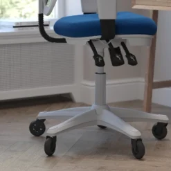 Flash Furniture Nicholas Mid-Back Multifunction Executive Swivel Ergonomic Office Chair With Adjustable Arms And Transparent Roller Wheels -Officezen Shop GUEST d69b3354 29fc 4ddf ab88 133c5b1ce653