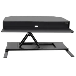 FlexPro Premier Electric Height Adjustable Corner Desk – 39.25” Standing Desk Converter – Black – Stand Steady -Officezen Shop GUEST e0b5c7d0 c597 440a b0b9 805203e18727