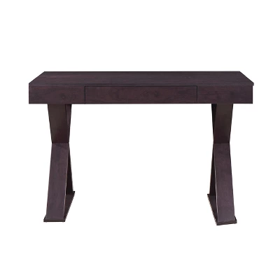 Trendy Desk With Drawer Espresso - Techni Mobili 2 Trendy Desk With Drawer Espresso - Techni Mobili - Image 2