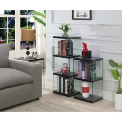 27.75" SoHo 3 Tier Tower Bookcase - Breighton Home 8 27.75" SoHo 3 Tier Tower Bookcase - Breighton Home -Officezen Shop GUEST e3de4aa6 a252 4440 abeb 5587d9bb412d