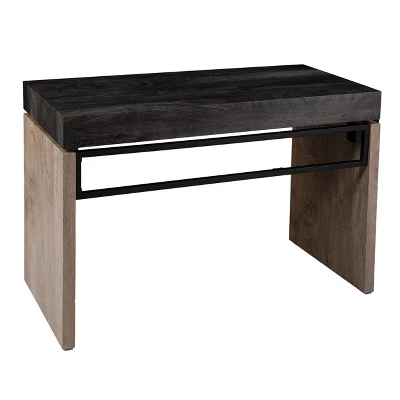 Measmor Writing Desk Natural/Black - Aiden Lane 6 Measmor Writing Desk Natural/Black - Aiden Lane - Image 6