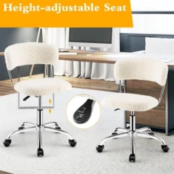 Tangkula Computer Desk Chair Adjustable Office Chair Swivel Vanity Chair 13 Tangkula Computer Desk Chair Adjustable Office Chair Swivel Vanity Chair -Officezen Shop GUEST ebdd010b 230f 4a98 a9c5 c3afd47fcb31