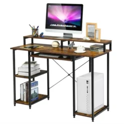 Costway 47'' Computer Desk Writing Study Table W/ Keyboard Tray & Monitor Stand 16 Costway 47'' Computer Desk Writing Study Table W/ Keyboard Tray & Monitor Stand -Officezen Shop GUEST ec34b4a9 c6e0 473c 8b36 a624f0a514b7