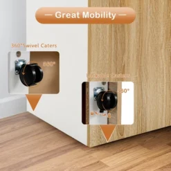 Costway File Cabinet With 2 Drawers Mobile Filing Cabinet W/Wheel For Letter Size -Officezen Shop GUEST ee64d0b0 f593 4195 87f2 fb1d219533e6