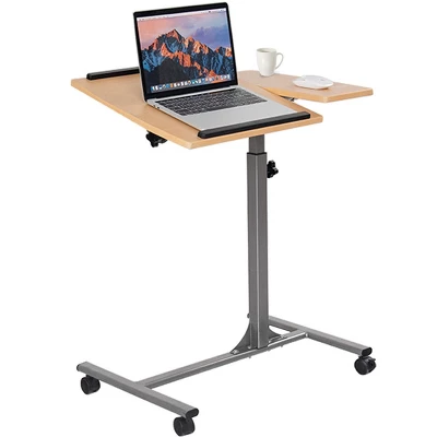 Costway 1PC Adjustable Laptop Notebook Desk Table Stand Holder Swivel Home Office Wheel 9 Costway 1PC Adjustable Laptop Notebook Desk Table Stand Holder Swivel Home Office Wheel - Image 9