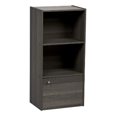 IRIS USA 3 Tier Open Cubby Storage Shelf With Door 7 IRIS USA 3 Tier Open Cubby Storage Shelf With Door - Image 7