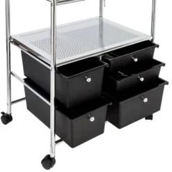 Honey-Can-Do 5 Drawer Rolling File Cart Black -Officezen Shop GUEST f48a761b fe08 48ba b4cd c32bb1618795