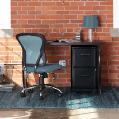 Space Solutions 18" Deep 2 Drawer Mobile Letter Width Vertical File Cabinet -Officezen Shop GUEST f49f9316 d689 4789 83d2 da2109034ef3