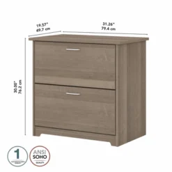 Cabot 2 Drawer File Cabinet Ash Gray - Bush Furniture 18 Cabot 2 Drawer File Cabinet Ash Gray - Bush Furniture -Officezen Shop GUEST f6cb7e15 3c73 459f 945c 4354b3796335