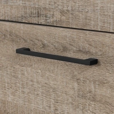 Munich 2 - Drawer Mobile File Cabinet - Weathered Oak - South Shore 6 Munich 2 - Drawer Mobile File Cabinet - Weathered Oak - South Shore - Image 6